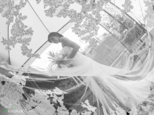 bianco e nero sposa