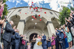 14 palloncini uscita chiesa