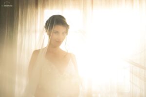 sposa in controluce